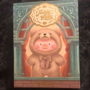 Teddy Lulu Illustrated Keepsake Box - Brown & Teal